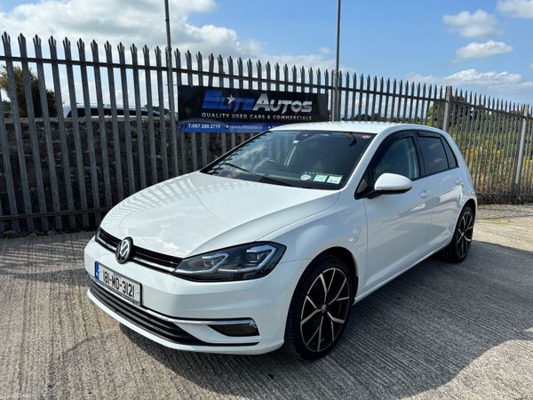 Volkswagen Golf Hatchback, Petrol, 2018, White