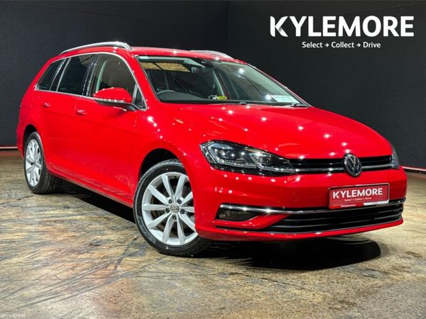 Volkswagen Golf Estate, Petrol, 2019, Red