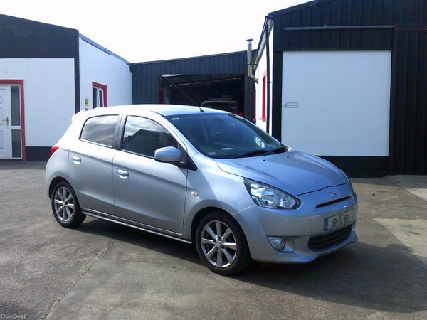 Mitsubishi Space Star Hatchback, Petrol, 2013, Silver