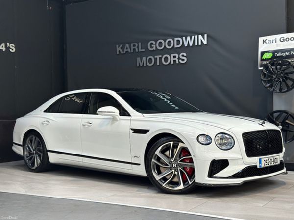 Bentley Flying Spur Saloon, Petrol Plug-in Hybrid, 2025, White