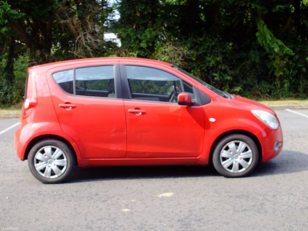 Vauxhall Agila Hatchback, Petrol, 2013, Red