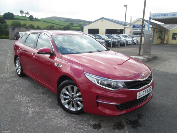 Kia Optima Estate, Diesel, 2018, Red