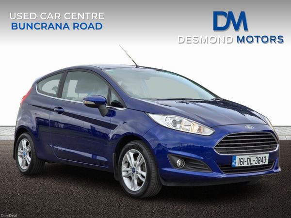 Ford Fiesta Hatchback, Petrol, 2016, Blue