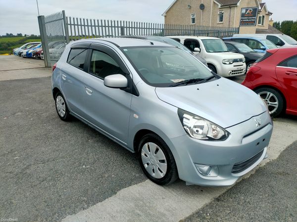 Mitsubishi Mirage Hatchback, Petrol, 2015, Silver