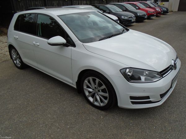 Volkswagen Golf Hatchback, Diesel, 2014, White