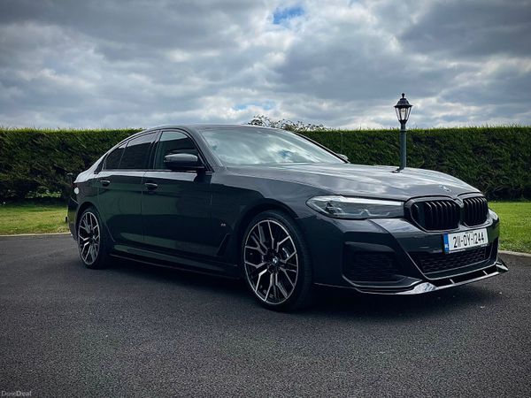 BMW 5-Series Saloon, Petrol Plug-in Hybrid, 2021, Grey