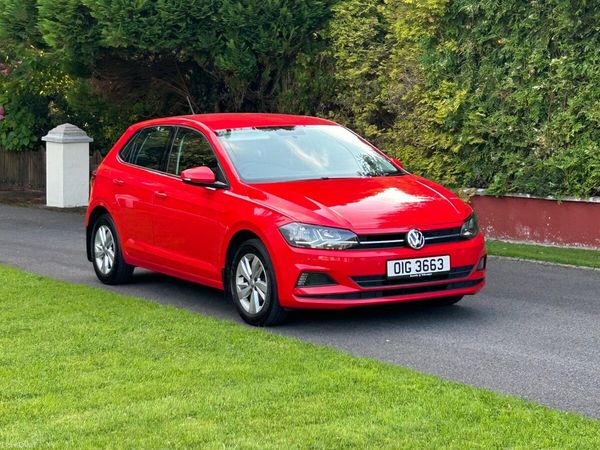 Volkswagen Polo Hatchback, Petrol, 2019, Red