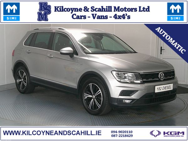 Volkswagen Tiguan SUV, Diesel, 2018, Silver
