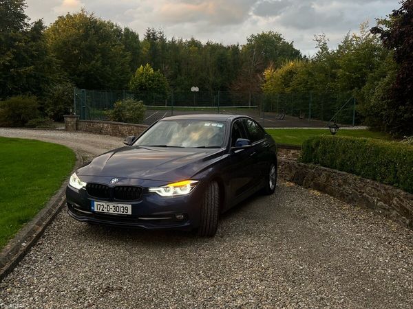 BMW 3-Series Saloon, Petrol Plug-in Hybrid, 2017, Blue