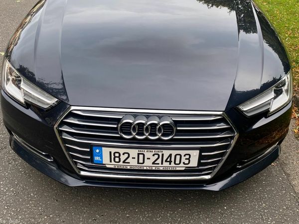 Audi A4 Saloon, Diesel, 2018, Blue