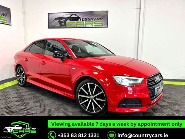 Audi A3 Saloon, Diesel, 2017, Red
