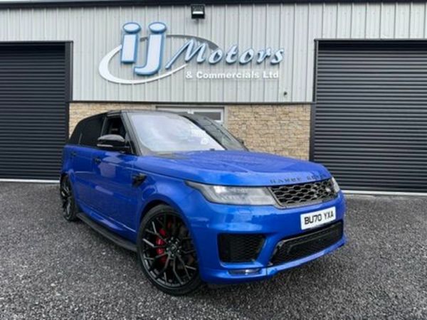 Land Rover Range Rover Sport SUV, Petrol Hybrid, 2020, Blue