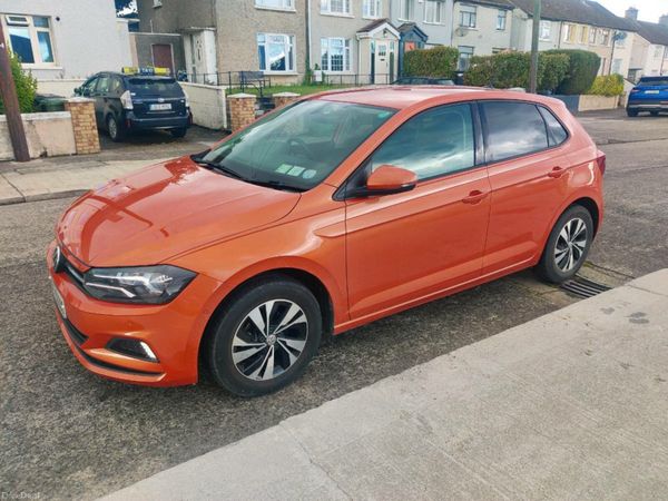 Volkswagen Polo Hatchback, Petrol, 2019, Orange