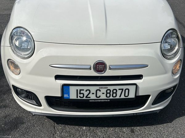 Fiat 500 Hatchback, Petrol, 2015, White