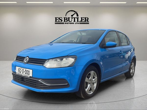 Volkswagen Polo Hatchback, Petrol, 2015, Blue