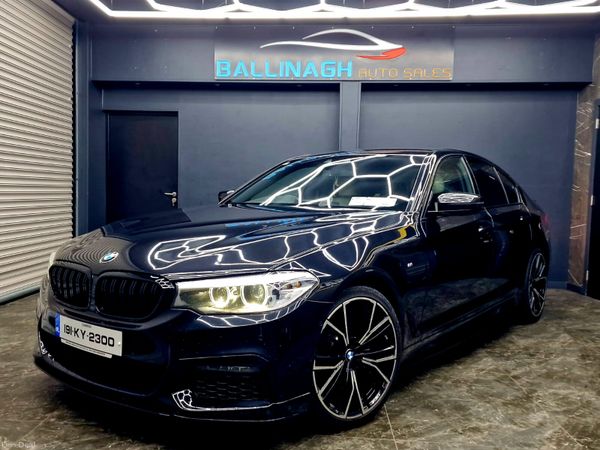 BMW 5-Series Saloon, Diesel, 2019, Black