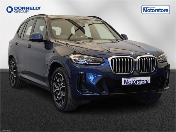 BMW X3 Estate, Petrol Hybrid, 2022, Blue