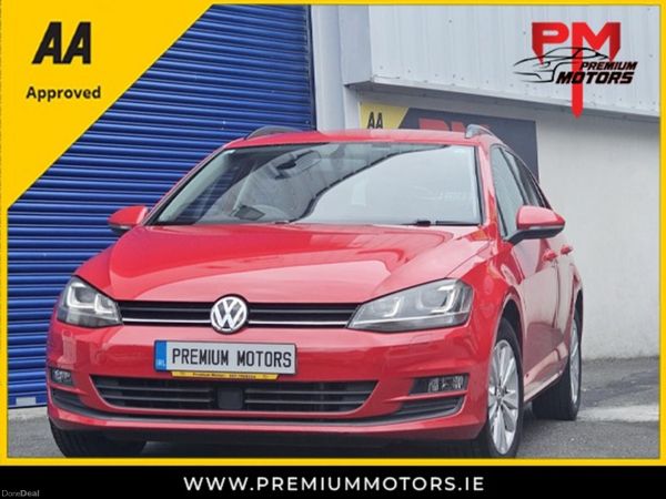 Volkswagen Golf Estate, Petrol, 2015, Red