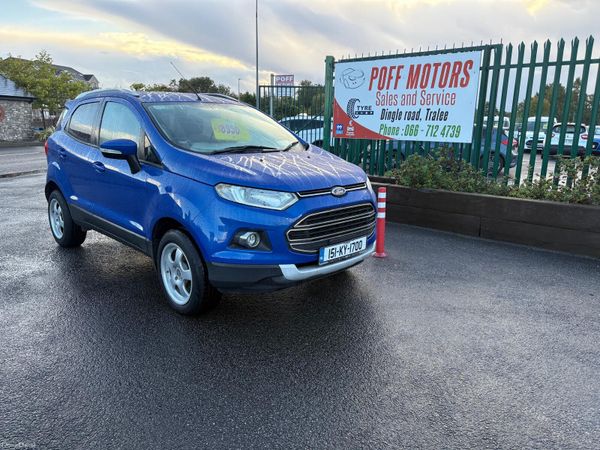 Ford EcoSport SUV, Diesel, 2015, Blue