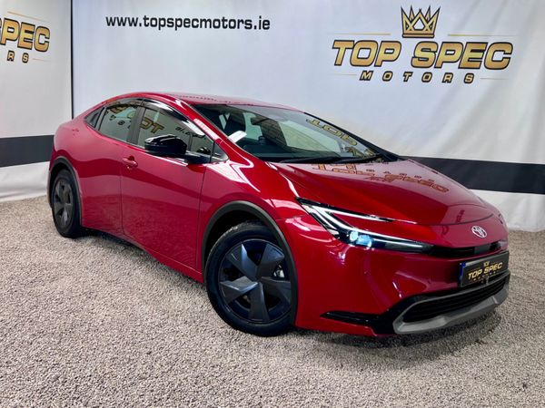 Toyota Prius Hatchback, Petrol Hybrid, 2024, Red