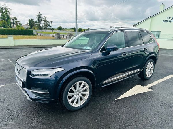 Volvo XC90 SUV, Petrol Plug-in Hybrid, 2017, Blue