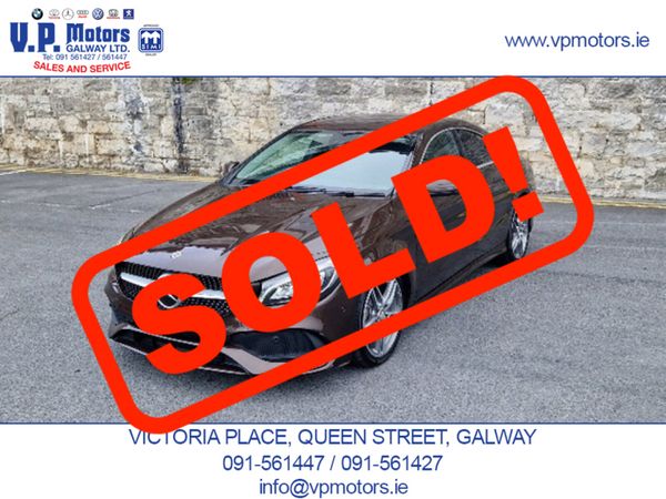 Mercedes-Benz CLA Saloon, Petrol, 2018, Brown