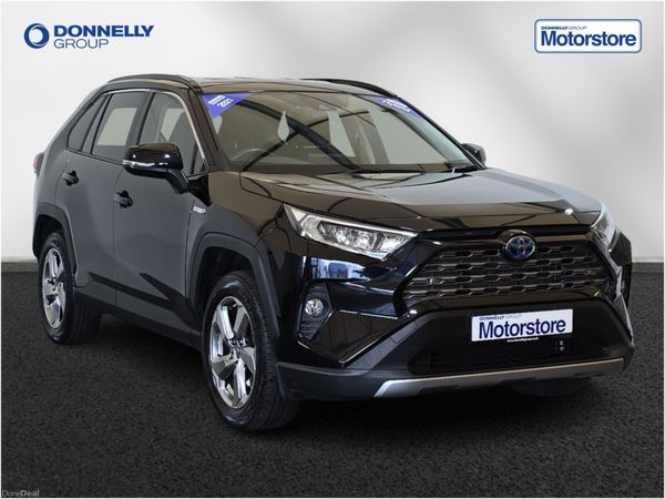 Toyota RAV4 Estate, Petrol Hybrid, 2021, Black