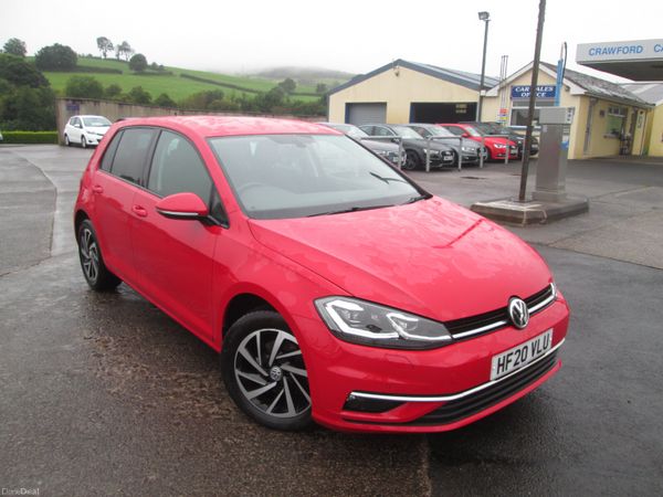 Volkswagen Golf Hatchback, Diesel, 2020, Red