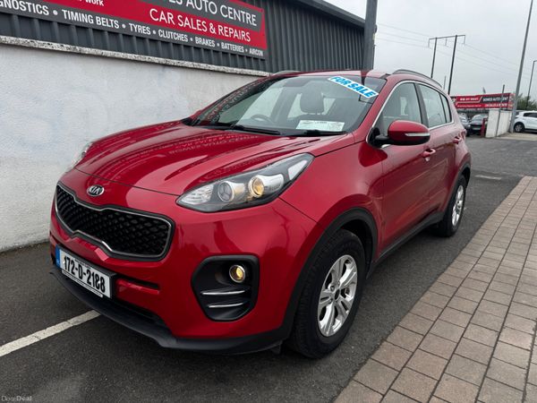 Kia Sportage SUV, Diesel, 2017, Red