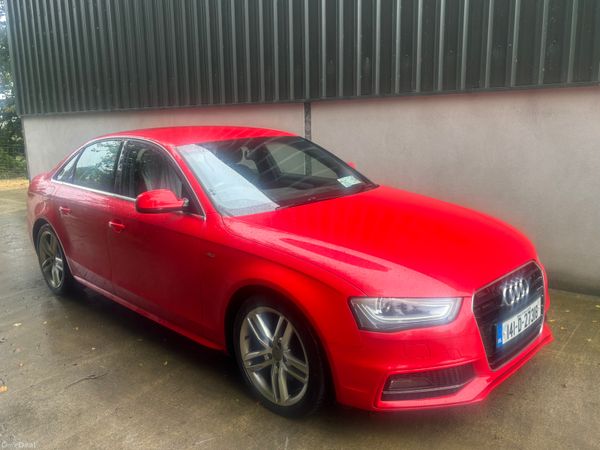Audi A4 Saloon, Diesel, 2014, Red