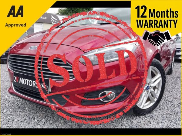 Ford S-Max MPV, Diesel, 2016, Red