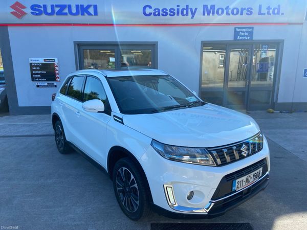 Suzuki Vitara SUV, Petrol Hybrid, 2021, White