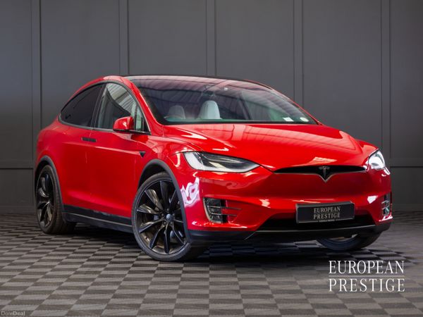 Tesla Model X MPV, Electric, 2019, Red