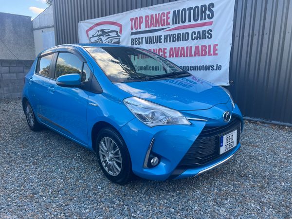 Toyota Vitz Hatchback, Petrol Hybrid, 2019, Blue