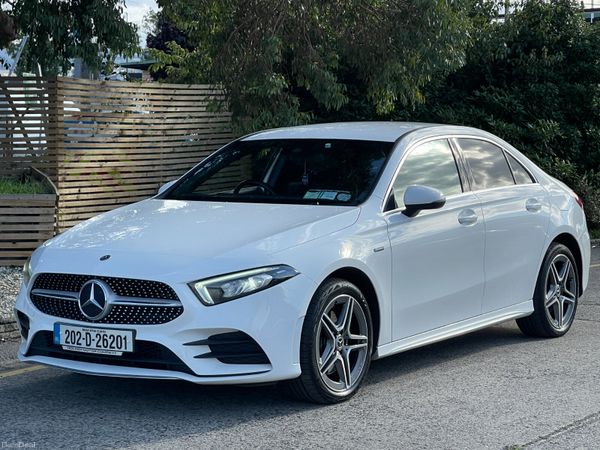 Mercedes-Benz A-Class Saloon, Petrol Plug-in Hybrid, 2020, White