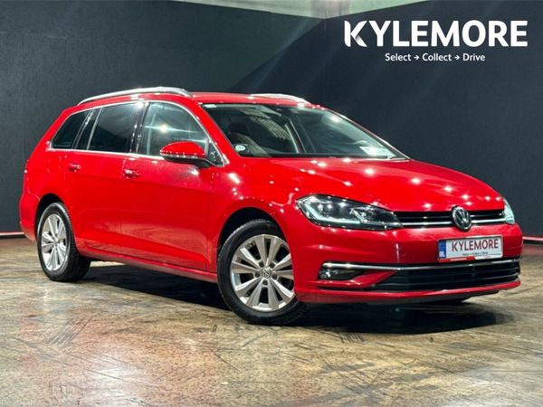 Volkswagen Golf Estate, Petrol, 2018, Red