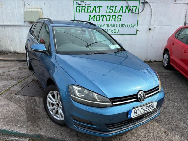 Volkswagen Golf Estate, Petrol, 2014, Blue
