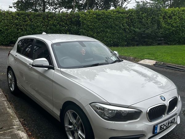BMW 1-Series Hatchback, Diesel, 2016, White