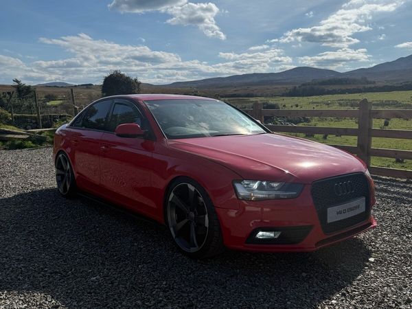 Audi A4 Saloon, Diesel, 2014, Red