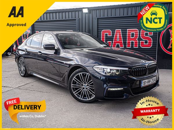 BMW 5-Series Saloon, Diesel, 2018, Black