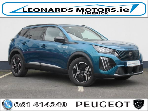 Peugeot 2008 SUV, Petrol Hybrid, 2025, Blue