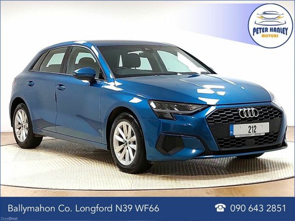 Audi A3 Hatchback, Diesel, 2021, Blue
