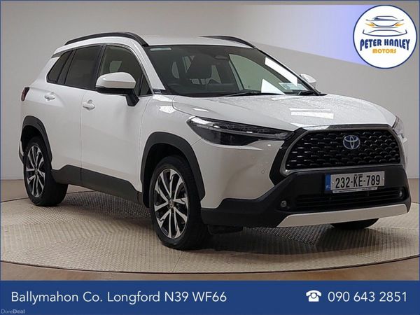 Toyota Corolla Cross Hatchback, Petrol Hybrid, 2023, White