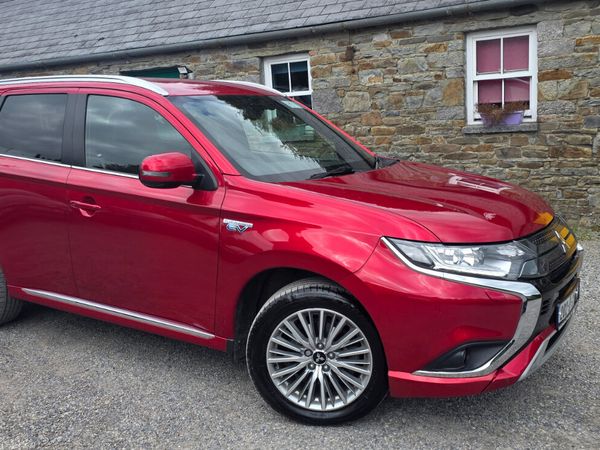 Mitsubishi Outlander SUV, Petrol Plug-in Hybrid, 2020, Red