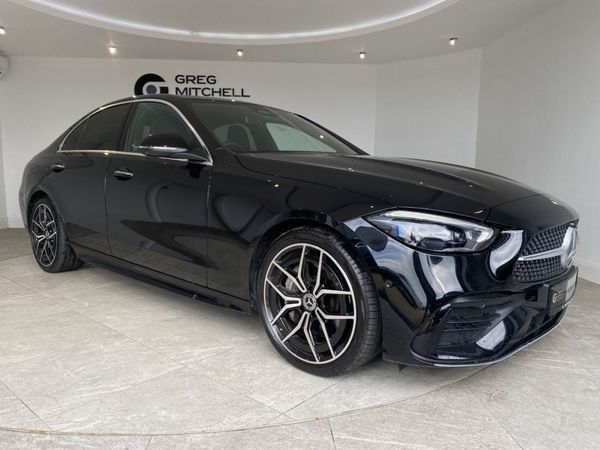 Mercedes-Benz C-Class Saloon, Diesel Hybrid, 2023, Black