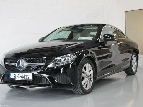 Mercedes-Benz C-Class Coupe, Petrol, 2021, Black