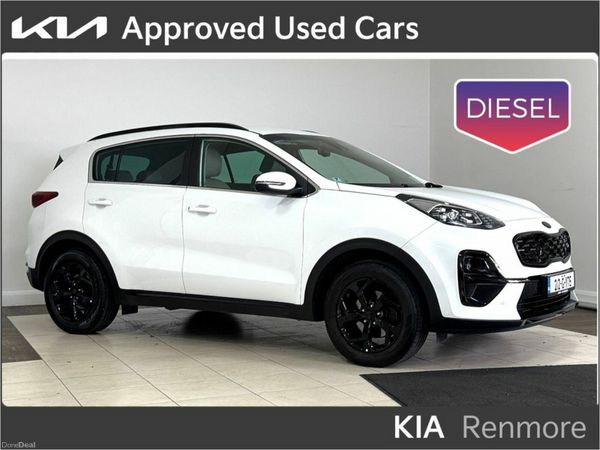 Kia Sportage MPV, Diesel Hybrid, 2021, White