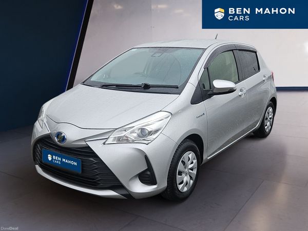 Toyota Vitz Hatchback, Petrol Hybrid, 2020, Silver