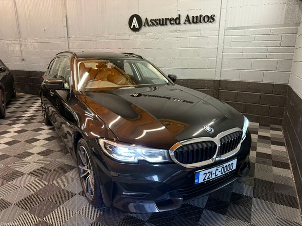 BMW 3-Series Estate, Petrol Hybrid, 2022, Black