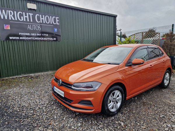 Volkswagen Polo Hatchback, Petrol, 2020, Orange